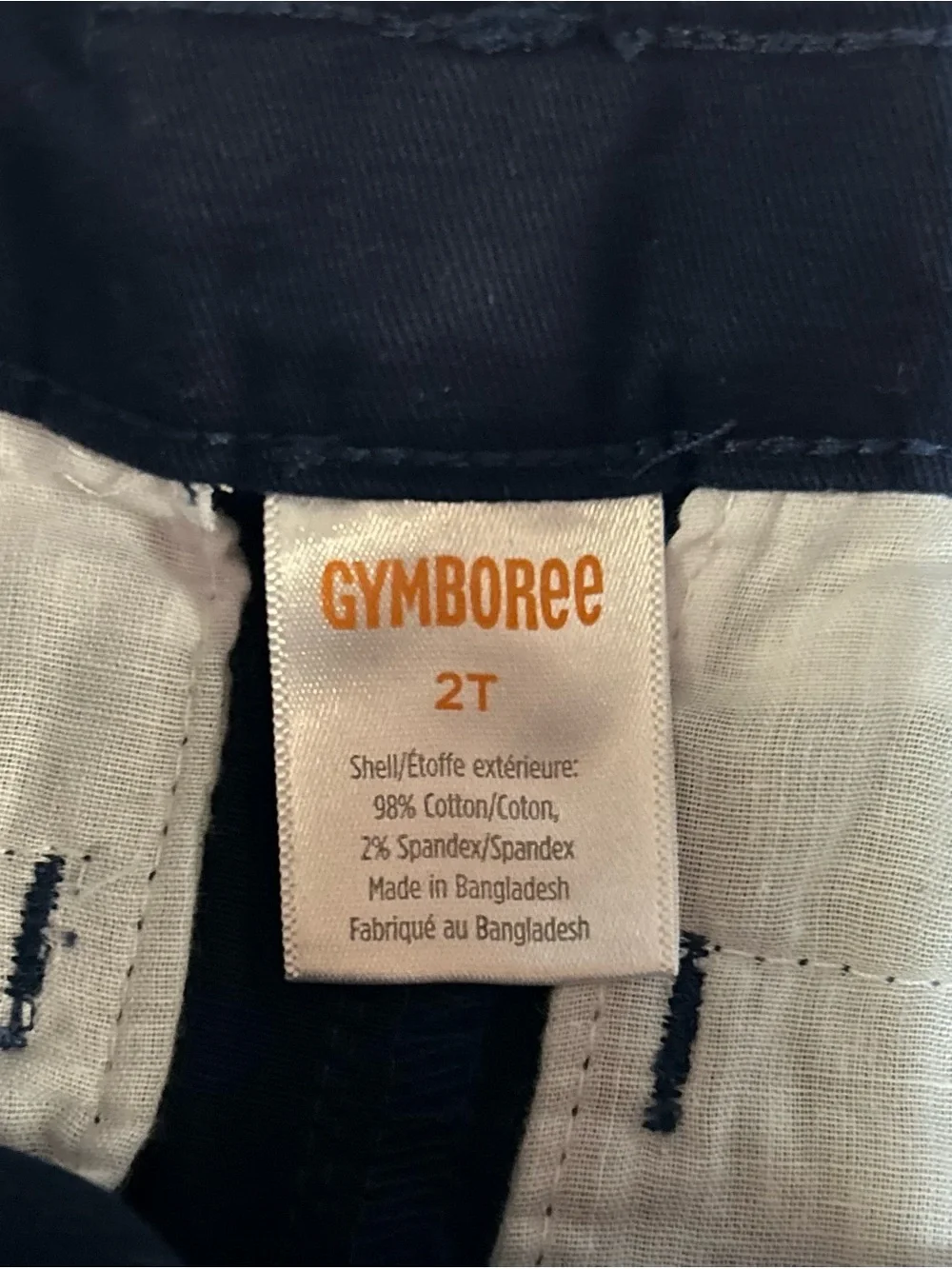 Gymboree Girls Blue Belted Woven Chino Pants NWT Uniform School Preppy Bow